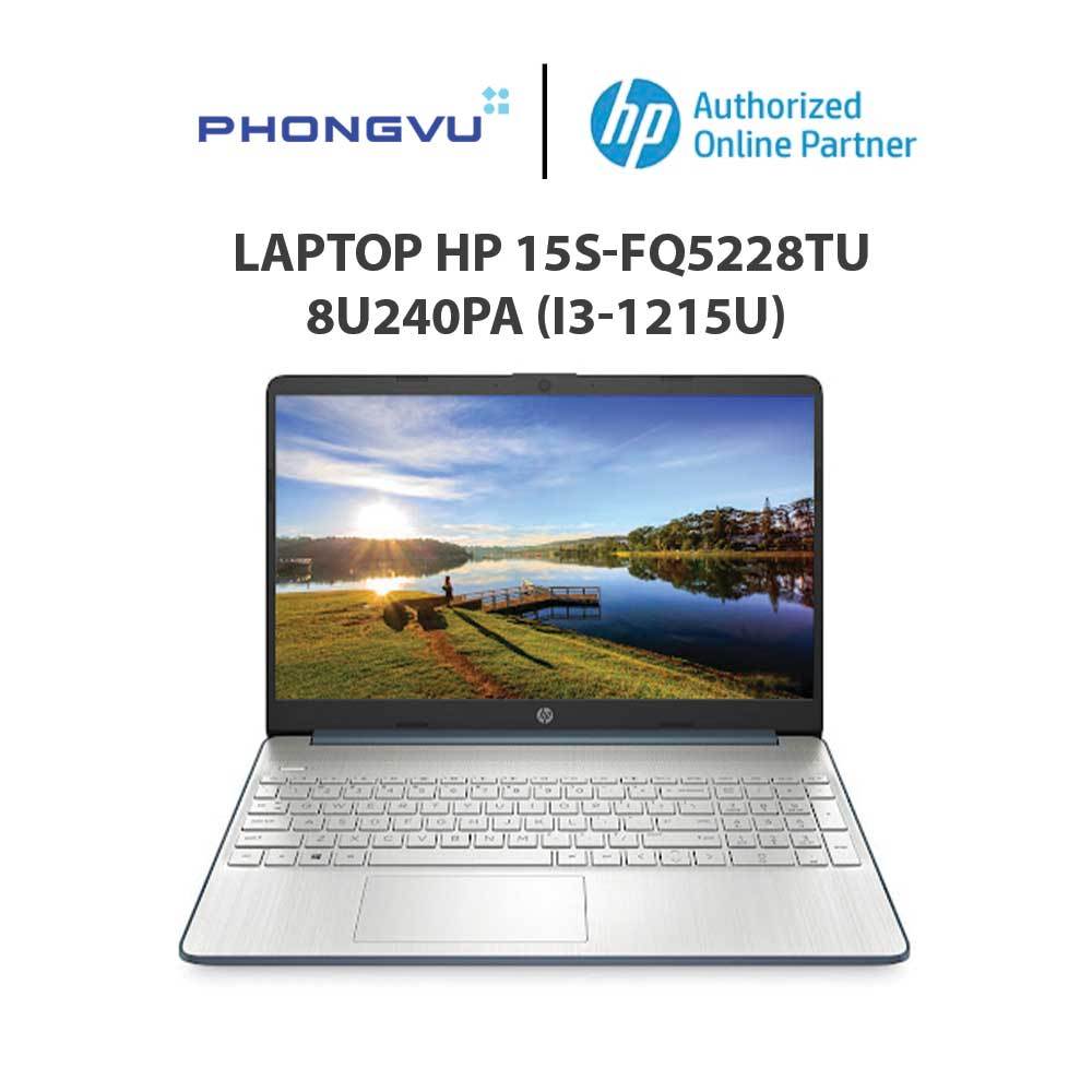 Laptop HP 15s-fq5228TU - 8U240PA (i3-1215U) - Bảo hành 12 tháng
