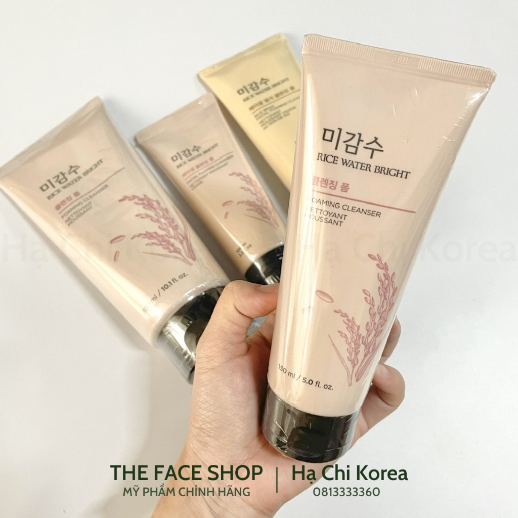 Sữa rửa mặt Gạo The Face Shop Rice Water Bright Foaming Cleanser
