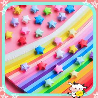 Giấy Xếp Ngôi Sao Gấp 1000 Tờ Origami Hạc Thủ Công Nhiều Màu Handmade Diy Quà Tặng Noel QT40