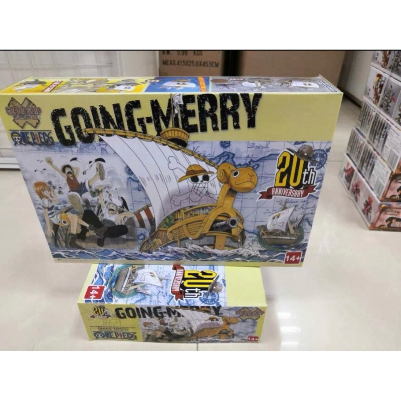 Mô hình lắp ráp tàu One Piece Going Merry Gold+ tặng 1 hình xăm dễ thương bất kỳ