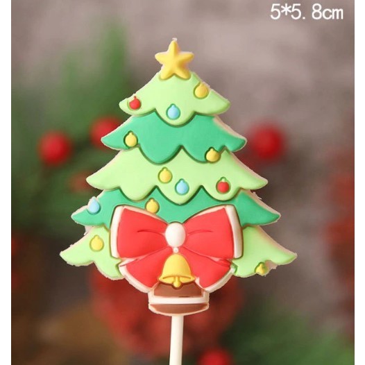 Que cắm Silicon Cây thông Noel