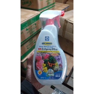 Dung dịch dầu khoáng hữu cơ sinh học SK Enspray 99EC phù hợp mọi loại cây trồng chai 650ml
