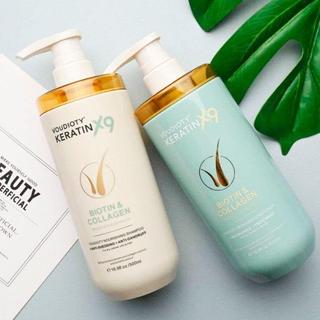 Dầu Gội Voudioty KERATIN X9 Biotin & Collagen 500ml