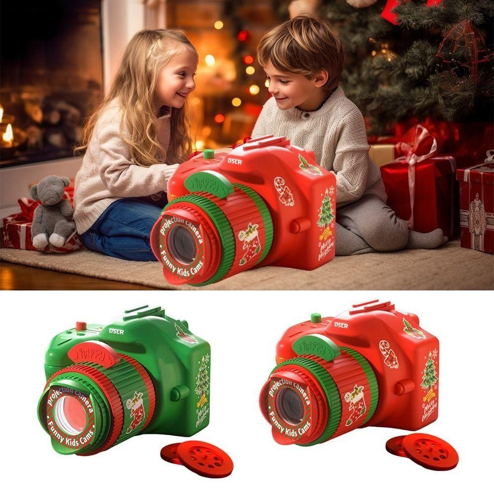 Đồ chơi máy ảnh chiếu hình flash chủ đề noel giáng sinh, quàn tặng noel giáng sinh cho các bé- Thepooh