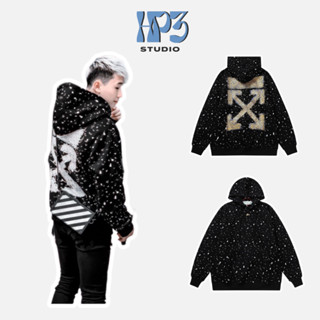 Áo Hoodie OFF White Mũ Trùm form rộng mặc cực đẹp, chất nỉ cotton Hàn cao cấp, hợp mọi thời đại HP3 Fashion