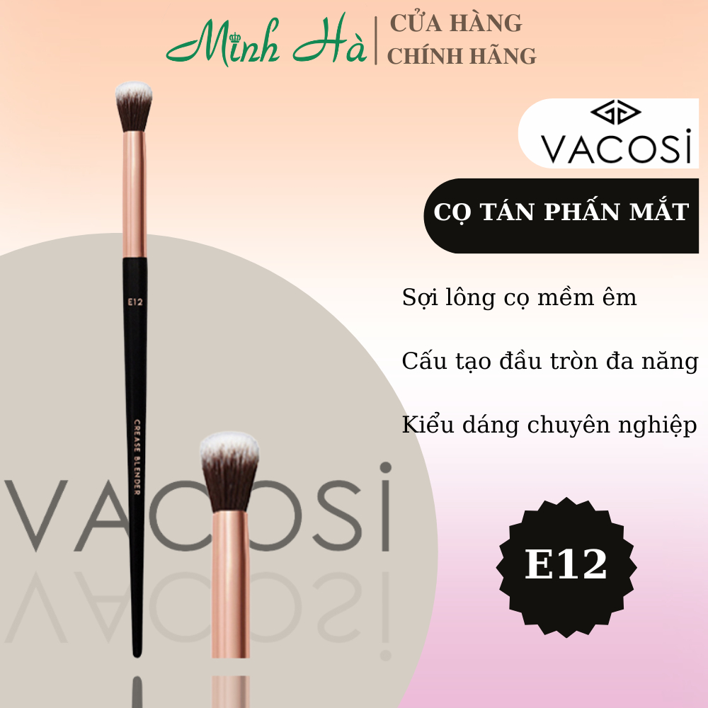Cọ tán phấn mắt Vacosi Crease Blender E12