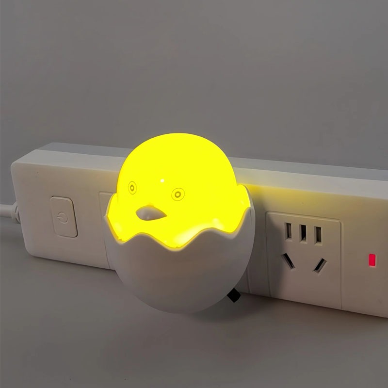 Dèn Ngủ Cảm Ứng, Đèn Ngủ Hình Con Gà Siêu Dễ Thương Cảm Biến Ánh Sáng Thông Minh - SONHOUSE