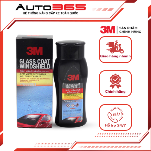 Chai chống bám nước trên kính xe, chống bám nước 3M chính hãng-  - Auto365