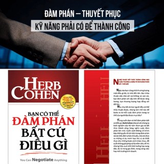 Sách - Bạn Có Thể Đàm Phán Bất Cứ Điều Gì (Tái Bản Mới Nhất)
