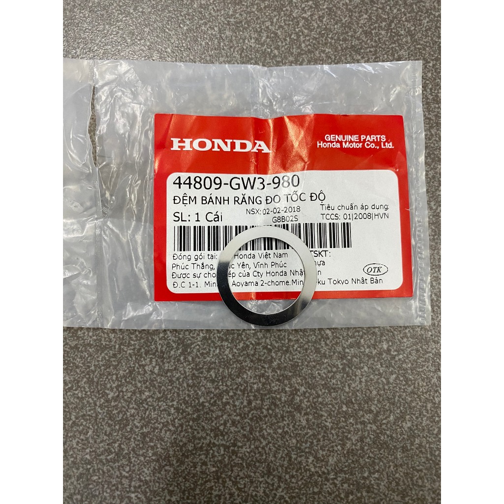 Long đền trong cùi công tơ mét xe wave nhỏ dream 100 chính hãng 44809gw3980