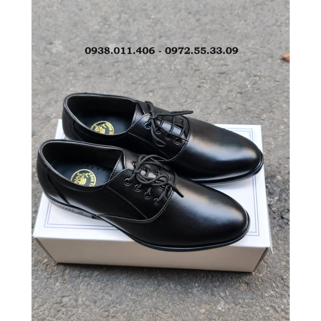 Giày Da Nam Công Sở Đẹp Mã 407A, Giày Đồng Phục Nhân Viên Văn Phòng