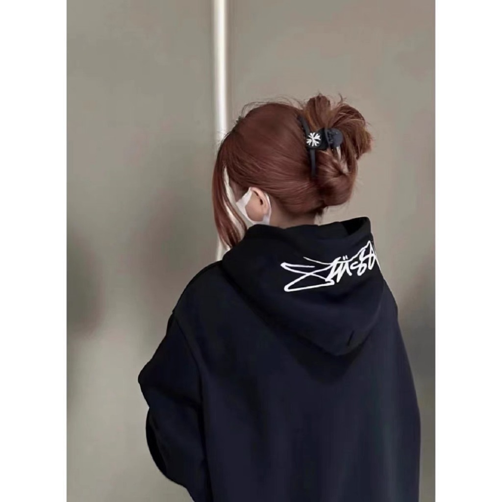 Áo Hoodie Stussy Thêu Mũ form rộng mặc cực đẹp, chất nỉ cotton Hàn cao cấp, hợp mọi thời đại HP3 Fashion