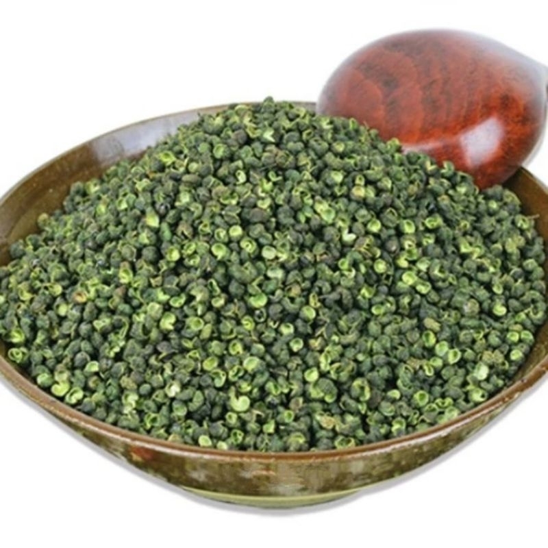 Hoa Tiêu Xanh Organic 1KG Hạt Xuyên Tiêu Thượng Hạng