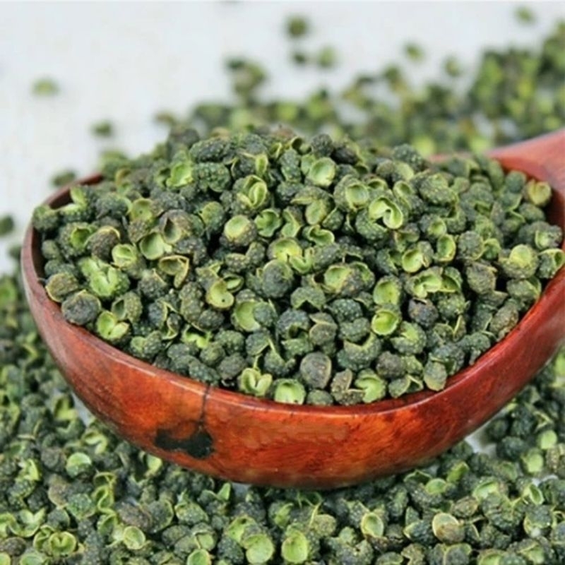Hoa Tiêu Xanh Organic 1KG Hạt Xuyên Tiêu Thượng Hạng