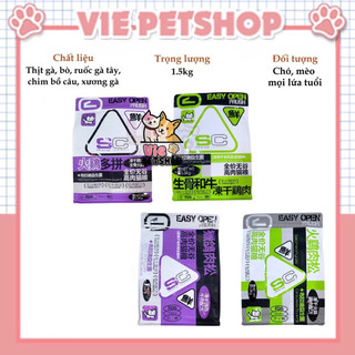 Thức ăn hạt cao cấp sc nutrition cho mèo mix topping không độn ngũ cốc | vie petshop