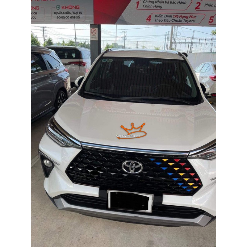 Decal dán mặt calang Veloz