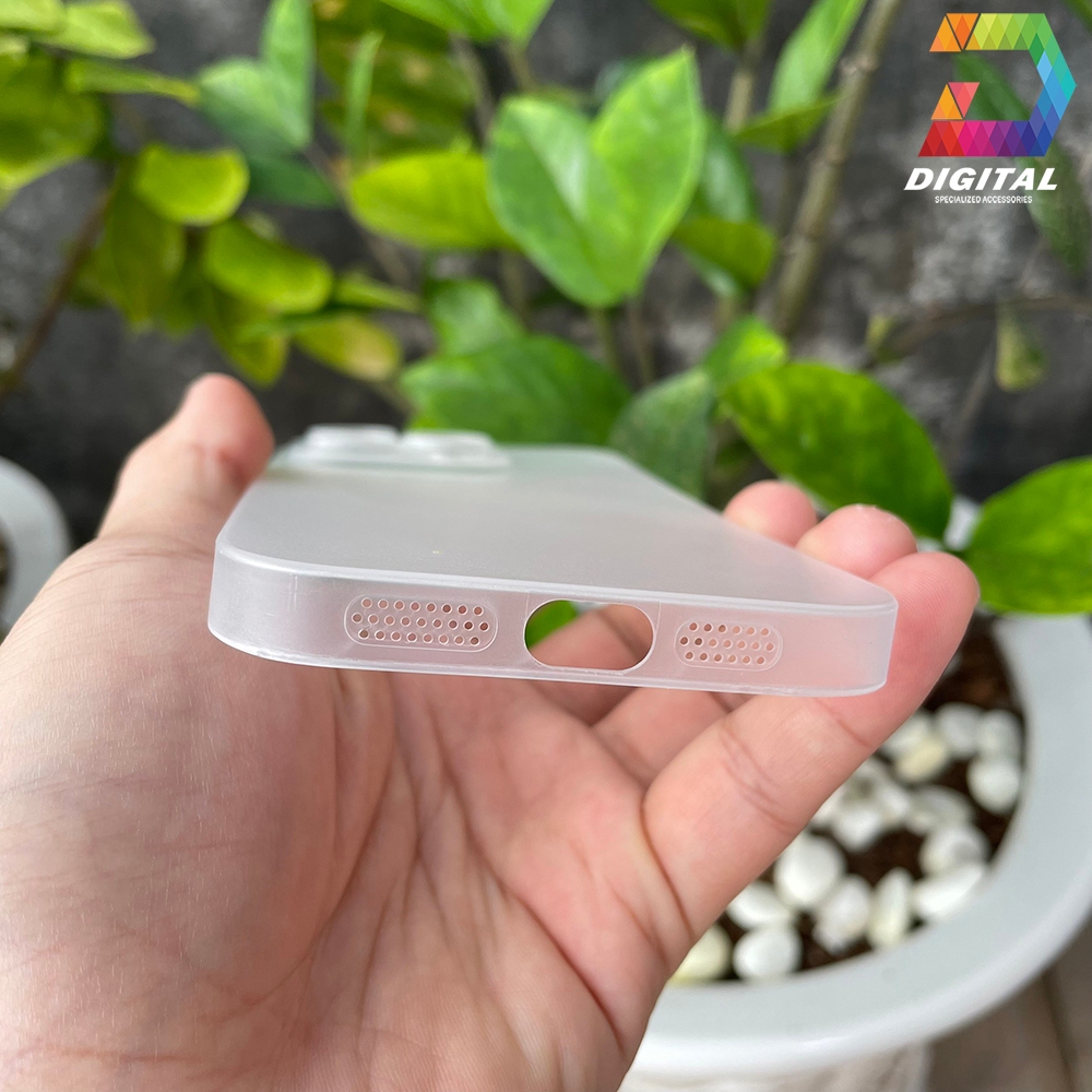 Combo 2 Ốp Lưng Trong Nhám Unibody iPhone 15 Pro Siêu Mỏng