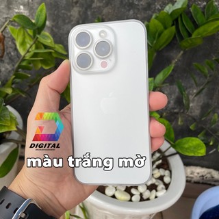 Combo 2 Ốp Lưng Trong Nhám Unibody iPhone 15 Pro Siêu Mỏng