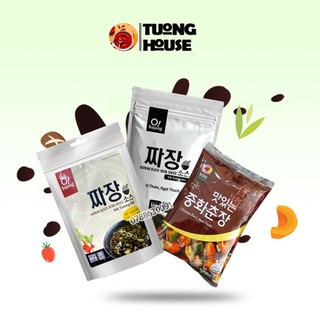Sốt tương đen hàn quốc nấu mì tương đen