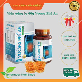  ✅ Vương Phế An Plus ❤️ Hỗ trợ làm giảm đau rát họng do ho kéo dài giúp bổ phế giảm ho loãng đờm  Lọ 60 g  