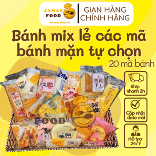 Bánh mix Đài Loan vị mặn chà bông các loại tự chọn | Ăn vặt Jamay Food