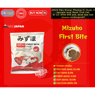Cám Nhật MIZUHO FIRST BITE, thức ăn SIÊU ĐẠM cho Guppy/Betta/Cá Mún nhỏ - KHÔNG GÂY ĐỤC NƯỚC