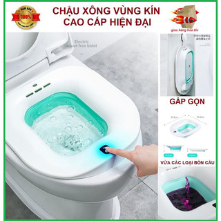 CHẬU XÔNG PHỤ NỮ THÔNG MINH PUKA BABY HIỆN ĐẠI,CHẬU XÔNG VÙNG KÍN BƠM NƯỚC TỰ ĐỘNG DÙNG PIN