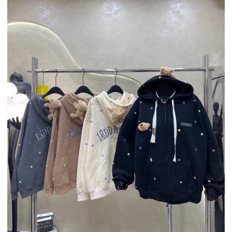 Áo khoác hoodie QC lót bông- 13Đ