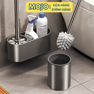  Bộ Chổi Cọ Vệ Sinh Toilet Bàn Chải Cọ Bồn Cầu Đa Năng Chất Liệu Nhôm Không Gỉ Cao Cấp 