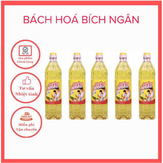 combo 5 chai dầu ăn good meall (minh huê)1 lít