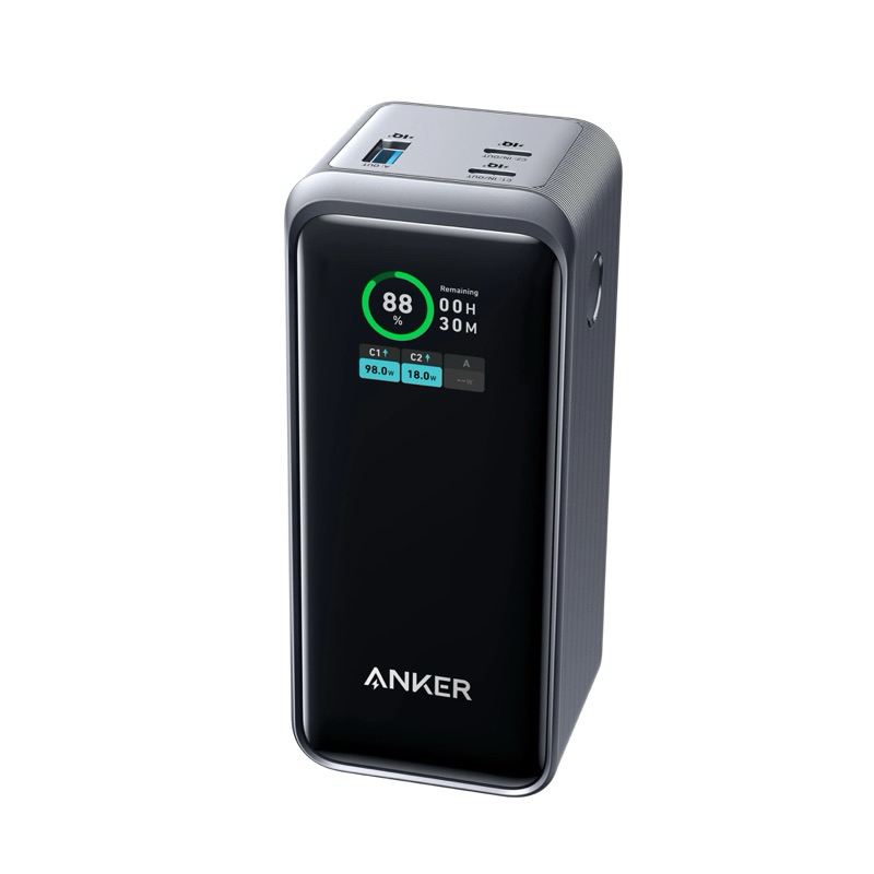 Pin sạc dự phòng Anker Prime 735 PowerCore 200W A1336, 20.000mAh, màn hình LED, 2 Type C 100W - Bảo hành 6 tháng