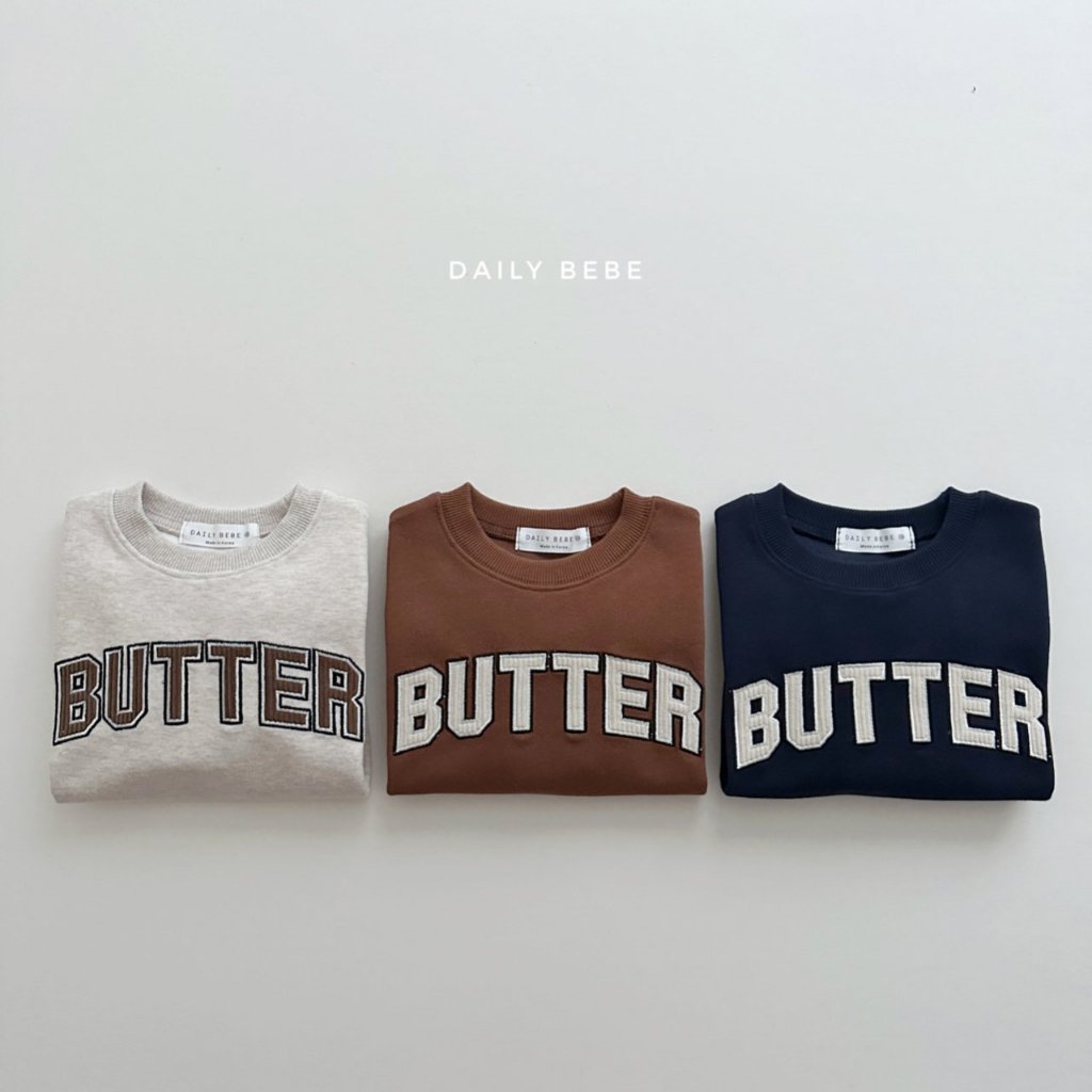 Áo dài tay chữ Butter Hàn Quốc cho bé 10-16kg