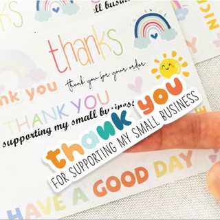 Tem dán thankyou, tem decal dán trang trí thùng