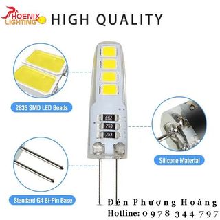 Bóng đèn G4 chân ghim lắp đèn trang trí