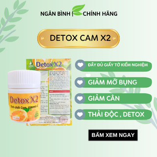 Viên uống detxo giảm cân, giảm mỡ bụng, siết eo, thải mỡ, thải độc