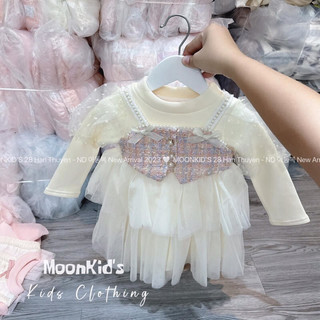 VÁY CÔNG CHÚA PHỐI YẾM DẠ CHO BÉ