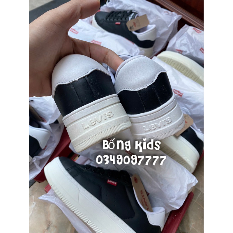 Giày Sneakers Nữ Đen Đế Cao LV