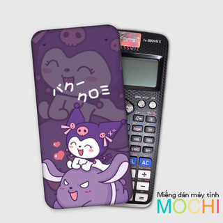 Miếng decal kuromi dán cái loại máy tính (casio fx-570 / fx-570 ii / fx-580 / fx-880, vinacal....)