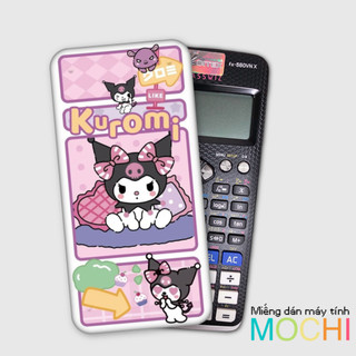 Miếng decal kuromi dán cái loại máy tính (casio fx-570 / fx-570 ii / fx-580 / fx-880, vinacal....)