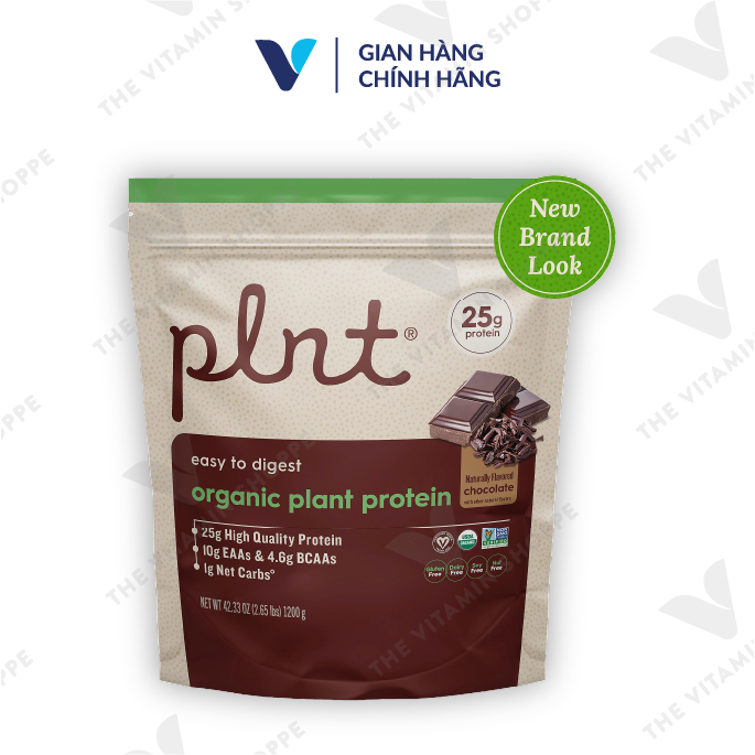 Protein thực vật thuần chay ORGANIC PLANT PROTEIN POWDER nhiều hương vị