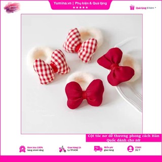 Cột tóc nơ dễ thương phong cách hàn quốc dành cho nữ YUMINA