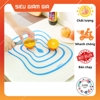 Thớt nhựa dẻo mỏng, kháng khuẩn trong suốt, thái thức ăn, có 3 size
