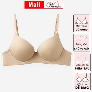 Áo ngực mút đúc mỏng WANNABE ANT09 áo chíp gọng dẽo form chuẩn ôm ngực tạo sự đầy đặn rất thoải mái