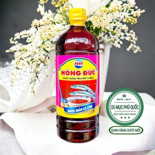 Nước mắm cá cơm - chai 1 lít 12 độ đạm