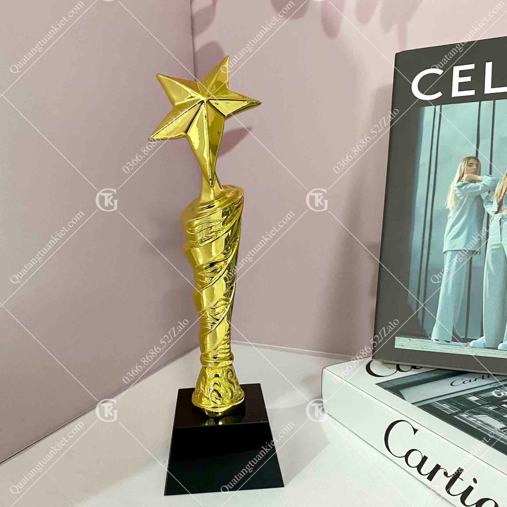 Cúp pha lê composite mạ vàng TK16