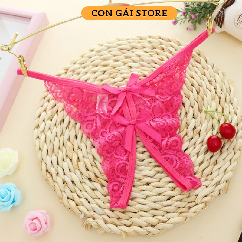 Quần lót nữ lọt khe kiểu dáng xẻ đáy hở bướm gợi cảm sexy TL033 – Con Gái Store