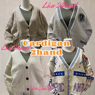 ( 2HAND ĐƯỢC LỰA MẪU ) Áo cardigan len 2hand, khoác len Hàn siêu phẩm, len họa tiết bigsize, Lâu 2hand