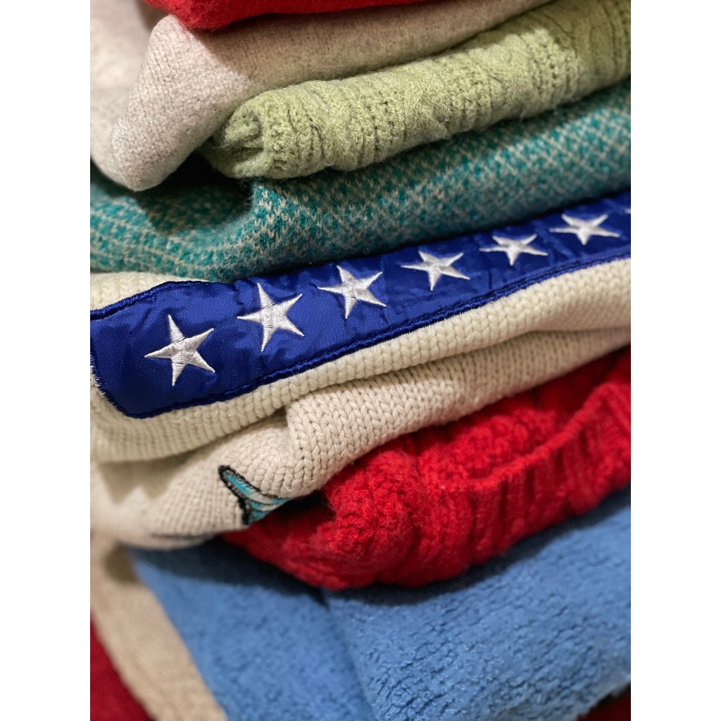 Áo cardigan len 2hand, khoác len Hàn siêu phẩm, len họa tiết bigsize, Lâu 2hand