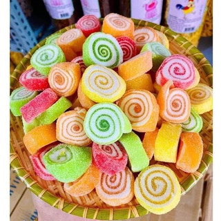 Kẹo dẻo xoắn ốc vị trái cây siêu ngon 250G - Bánh kẹo Tết