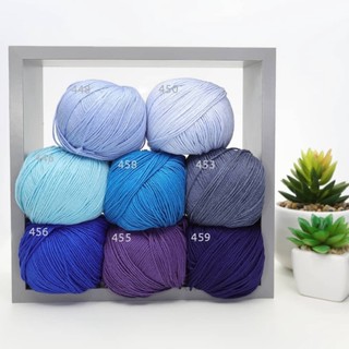 Len YarnArt Baby Cotton (Bảng màu 2) (cuộn 50gr)
